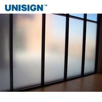 1,22x50M Matt Frosted Selbstklebende Glasfolie zur Dekoration Fensterfolie