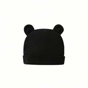 Gorro de Algodón de Doble Capa de Color Sólido para Bebés, Gorro de Recién Nacido para Niños de 0 a 1 Año - Product Image 5