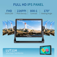 FEELWORLD LUT11H Kit Studio Moniteur de Caméra 10.1 "4K 2000nit V-Lock Support DSLR Field Monitor Custom Firmware Direct Factory