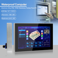 Panel PC Industrial Impermeable IP69K de 12.1 Pulgadas con Pantalla Táctil Intel J6412 Sin Ventilador, Precio de Fábrica
