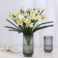 Bouquet de BL-2170 Soie Clouch Bouquet De Fleurs Artificielles Pour La Décoration Intérieure Fleur Artificielle Narcissusth Simulation Jonquille Real Touch