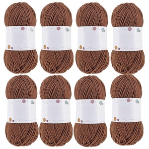 Manufacturer Direct Sales Four-Strand Hand-Knitted Medium Thick Baby <b>Wool</b> <b>100</b>% Acrylic <b>Yarn</b> Dyed Fancy <b>Wool</b> for Baby Milk Cotton - Product Image 4