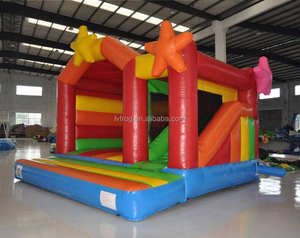 Château gonflable personnalisé à thème <span class=keywords><strong>étoiles</strong></span> pour enfants, idéal pour les fêtes intérieures et extérieures, location disponible - Product Image 3