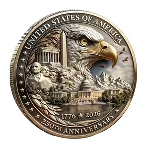 Moneta Commemorativa del 250° Anniversario degli Stati Uniti 1776-2026, Moneta Patriottica da Collezione - Product Image 3