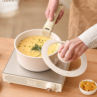 Ensemble d'ustensiles de cuisine antiadhésifs à poignée détachable Marmite à soupe en pierre Maifan Poêle à frire et poêles Ensembles de casseroles de cuisine Cuisson