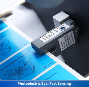 Commercial Industrial Semi-automatic Desktop Round Bottle Labeler Water Manufacture Commercial Wine Wholesale Price Can Sticker - Product Image 3