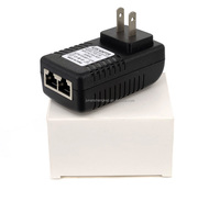 Injecteur PoE 802.3Af 12V 2A/24V 1A 48V 0.5A Ethernet, Injecteur PoE 24V Type Moniteur