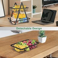 Panier de drainage multicouche, organisateur de cuisine multifonctionnel, panier de rangement pour collations et fruits