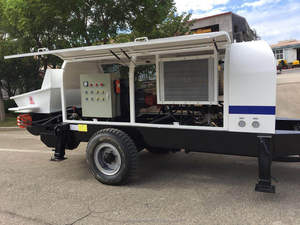 Pompe à béton portative électrique diesel de machines de construction HBTS40 Pompe à béton de haute qualité par le fabricant de la Chine - Product Image 5