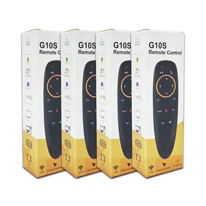 2023 air mouse High Quality Factory Price Hot Sell Model G10S 2.4GHz Voice remote control 6 Axis gyroscope IR for smart tv box