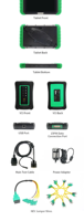 Escáner de Diagnóstico Automotriz Completo D80 Pro para Gasolina, Vehículos Eléctricos, Camiones Ligeros Diésel de 12V, Programación TPMS, Herramienta CAN FD