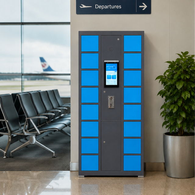 Airport Smart Phone Charging Locker Lockable Mobile Phone Charging Station Charging Cabinet for Public Places