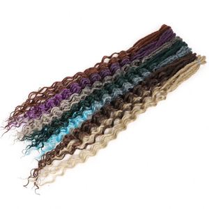 Extensions de dreadlocks synthétiques à double extrémité de 24 pouces, 5 brins, style hippie pour femmes - Product Image 5
