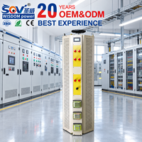 Stabilisateur de tension automatique triphasé AVR SVC 380V 30KVA AC avec écran LCD en cuivre, efficacité de 98%, 50/60Hz, pour machines industrielles