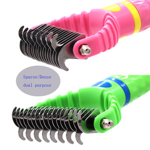Escova de remoção de pelos para cachorros, escova dupla face original de fábrica, pente cortante para remoção de pelos de animais de estimação - Product Image 2