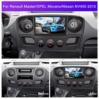 Écran IPS 10,1 pouces Autoradio Android CarPlay Android Auto DSP 4+64 Go Renault Master 2010 Opel Movano Nissan