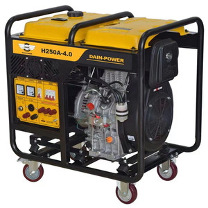 220V 380V 定格電力8KW ディーゼル発電機 溶接発電機セット付き - Product Image 2