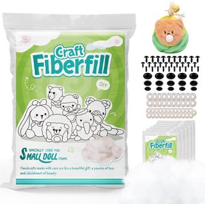 400g de rembourrage en polyfill, polyfil pour l'artisanat, rembourrage pour le crochet, artisanat animalier - Product Image 1