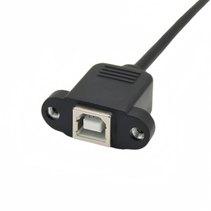 <b>Usb</b> Male To Female <b>Printer</b> Extension <b>Cable</b> With Screw Holes And Ear Tabs <b>For</b> Data Transfer - Product Image 1