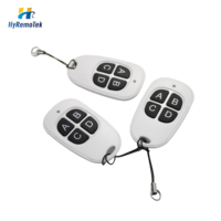 Télécommande universelle sans fil RF IR Hyremotek à 4 boutons avec voyant lumineux LED en plastique certifiée CE ROHS Garantie 1 an Fixe