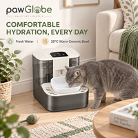 Fontaine à eau automatique intelligente pour animaux de compagnie pour la maison, vente en gros, importateurs, distributeurs et fournitures pour l'eau potable des chats PawGlobe