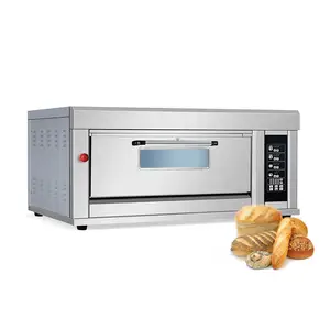 Electrical commercial deck bread and cake baking machine restaurant quick oven