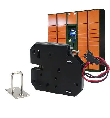 Cerradura eléctrica Cerradura de solenoide electromagnético DC 12V 2A Cajón de gabinete Cerradura de control eléctrico Acero al carbono