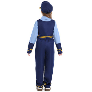 Costume de policier pour Halloween, jeu de rôle, fête, spectacle, ensemble pour enfants avec accessoires - Product Image 3