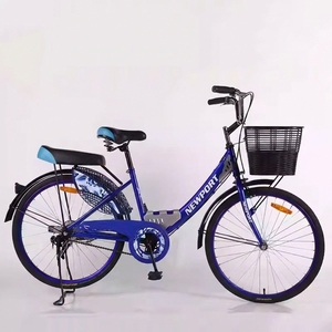 Factory Price New Model Steel Frame Single Speed Ladies Bike <b>24</b> <b>Inch</b> 26 <b>Inch</b> With Basket SY - Product Image 1