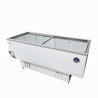 Congélateur horizontal commercial à refroidissement direct en acier inoxydable pas cher pour restaurants et hôtels
