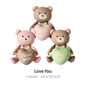 Nouveau design rétro ours ballon <span class=keywords><strong>Pastel</strong></span> gâteau ours <span class=keywords><strong>arc</strong></span>-<span class=keywords><strong>en</strong></span>-<span class=keywords><strong>ciel</strong></span> ballon bébé douche fête d'<span class=keywords><strong>anniversaire</strong></span> décoration - Product Image 4