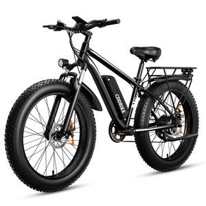 Vélo Électrique de Montagne <span class=keywords><strong>1000W</strong></span>, Pneus Larges Tout-Terrain 20 Pouces, Vélos Électriques Rechargeables pour Hommes - Product Image 1