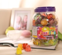 MINICRUSH – Mini-poupée de bonbons en plastique, pot de mélange de jus de fruit nata de coco, gelée en tasse