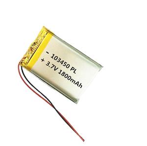 103450 de 1800mah 3,7 v titanato de caso duro drone enriquecer de polímero de litio de la batería de iones de las células - Product Image 1