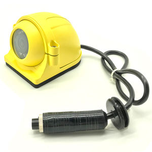 משאית ואוטובוס AHD 1080P עמיד למים עם ראיית לילה מצלמה צמודת צד 12V 3 אינץ' מארז מתכת צהוב - Product Image 4