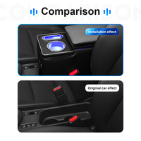 Boîte d'accoudoir ergonomique intégrée avec porte-gobelet intégré, économique et facile à installer pour Toyota Yaris Cross