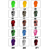 Cagoule de ski en détresse Shiesty Yeat Airsoft personnalisé camouflage tricoté masque facial bonnet hiver cache-cou pour hommes femmes