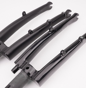 4oem brompton gấp xe đạp sợi <span class=keywords><strong>carbon</strong></span> brompton phía trước ngã ba 74mm Đĩa/C phanh phổ 245G Xe đạp phía trước ngã ba - Product Image 4