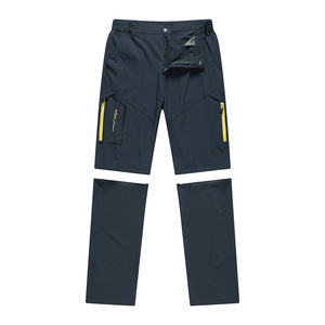 Pantaloni da <span class=keywords><strong>Uomo</strong></span> per Escursionismo, Antivento, Impermeabili, in Nylon, Anti-UV, Leggeri e Staccabili - Product Image 4
