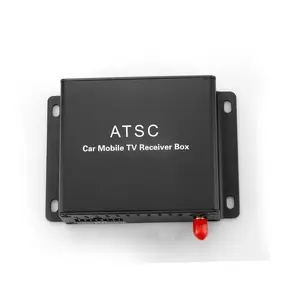 analoge tv antenne ontvanger Suppliers-Auto Een Tuner 1 Antenne Mobiele Digitale Tv-ontvanger Atsc Top Box Voor Mexico Usa Canada