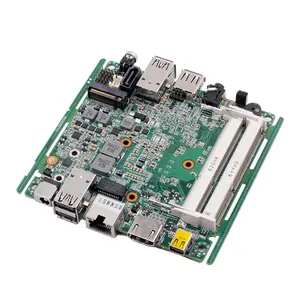 Sin ventilador nano nuc de pantalla dual i3/i5/i7 4500U procesador soporte mini pc thin client firewall pfsence placa base