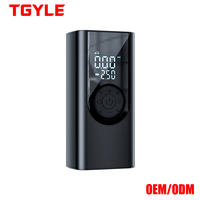 Compresseur d'air portable 12V avec manomètre numérique, pompe à air ABS monocylindre pour gonflage de pneus et autres articles gonflables