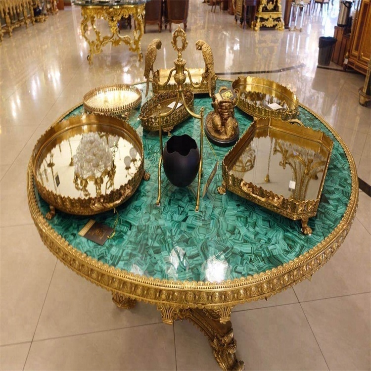 希少　レア　大理石テーブル グリーンマラカイト　アベンチュリン　配達無料で実施 希少 レア 大理石テーブル グリーンマラカイト アベンチュリン