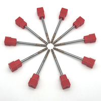 Fraise à rayon d'angle en carbure monobloc HRC55 à queue droite