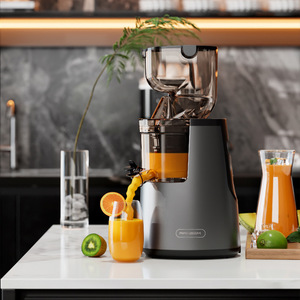 Apubsm Juicer Machine Large Diameter Pulp Separation Multi Functional Household Fruit Juicing Dark Gray - Product Image 5
