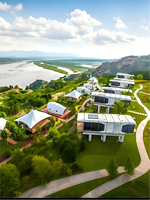 Mini-maison préfabriquée de luxe 2026 – Bungalow, capsule, cabane, maison modulaire en conteneur pour Airbnb, complexe hôtelier, glamping et habitation