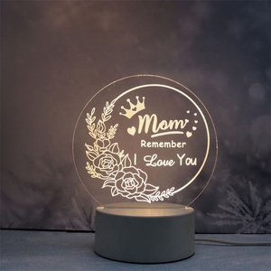 Regalos para el Día <span class=keywords><strong>de</strong></span> la Madre, Regalos para Mamá <span class=keywords><strong>de</strong></span> su Hija o Hijo, Regalo <span class=keywords><strong>de</strong></span> <span class=keywords><strong>Cumpleaños</strong></span> para Suegra, Luces Nocturnas Creativas <span class=keywords><strong>de</strong></span> Acrílico 3D Grabadas - Product Image 3
