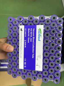 Trummed 13x75mm Material de vidrio Tubo de recolección de sangre <span class=keywords><strong>Edta</strong></span> <span class=keywords><strong>K2</strong></span> 5 ml Proveedor - Product Image 2