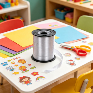 Nastro Cinta Silver 450M per Decorazioni Festive, Progettato per Molteplici Usi - Product Image 6