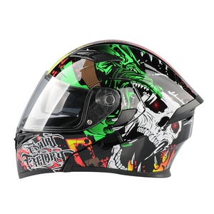 <span class=keywords><strong>Casco</strong></span> de motocicleta Retro, para <span class=keywords><strong>Harley</strong></span> Bikes, punto naranja - Product Image 5